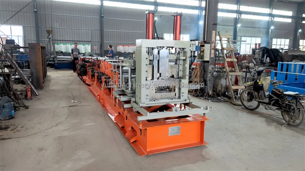 C 80-300 sizes purlin full automatic roll forming machine manufacture