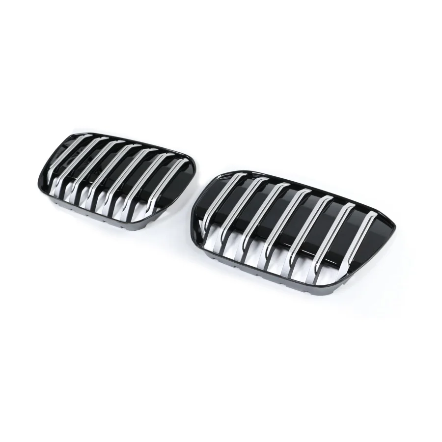 product tiypeor car silver plated bumper kidney grille mesh insert suitable for bmw ix3 g08 2020 2023945-6