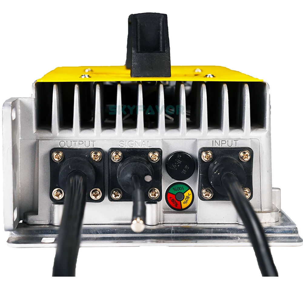 Custom 84V lifepo4 battery charger 84V 25A high power smart automatic waterproof on board 84 volt 28S lifepo4 batteries charger