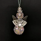 Wing Angel Factory Direct Sale 3D Wing Little Angel Christmas Tree Metal Little Angel Decoration