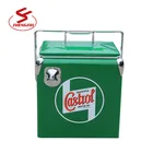 13L Durable Metal Ice Chest With Insulation For Outdoor