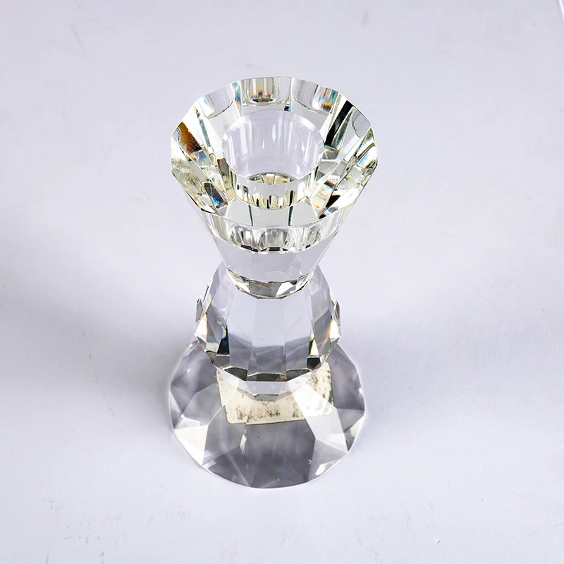 product small bridge compact and exquisite glass candlestick holder for home decoration for christmas easter valentines day-8