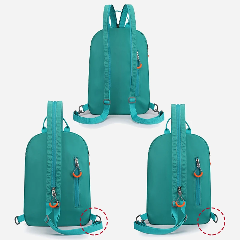 Hot selling new simple design multi-function mini small backpack chest bag for girl boy school short trip