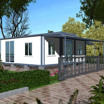 20ft 40ft foldable House Expandable Living Container House 2/3/4 bedrooms, expansion box room with en suite toilet and kitchen