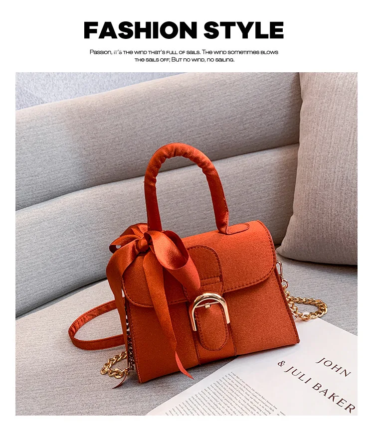 Bow Messenger Crossbody Bags Mini Small Square Clutch designer name brand hand bag velvet handbag