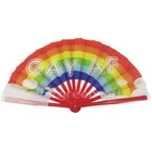 Hand Fan Hand Fan Bamboo Rave Festival Large Bamboo Hand Fan For Women/Men