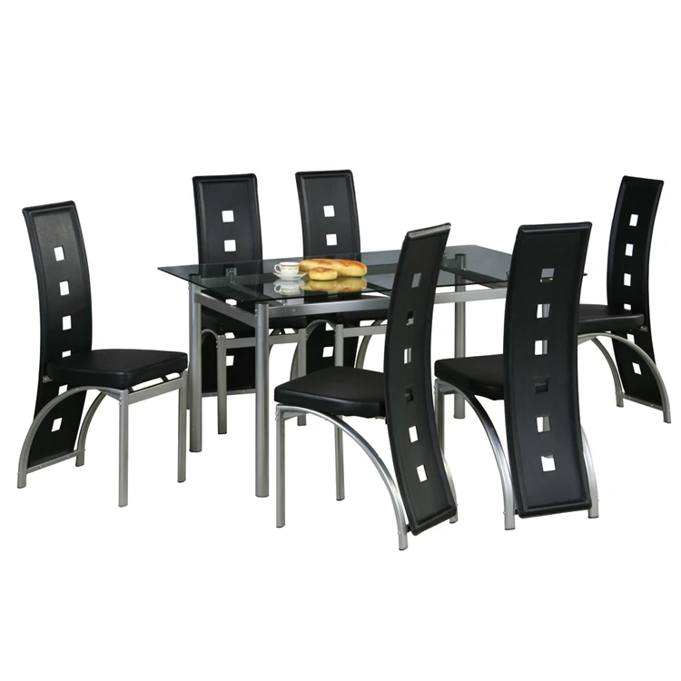 6 seater square dining table