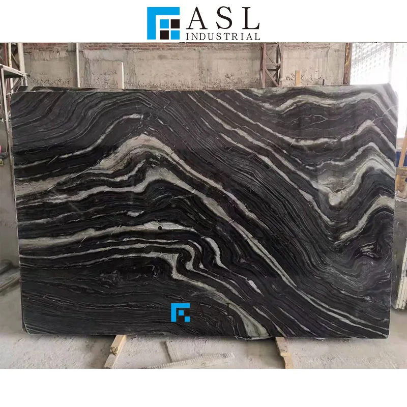 Ancient Wood Vein Black Marble Tiles and Marbles Stone floor tiles marble wall tiles