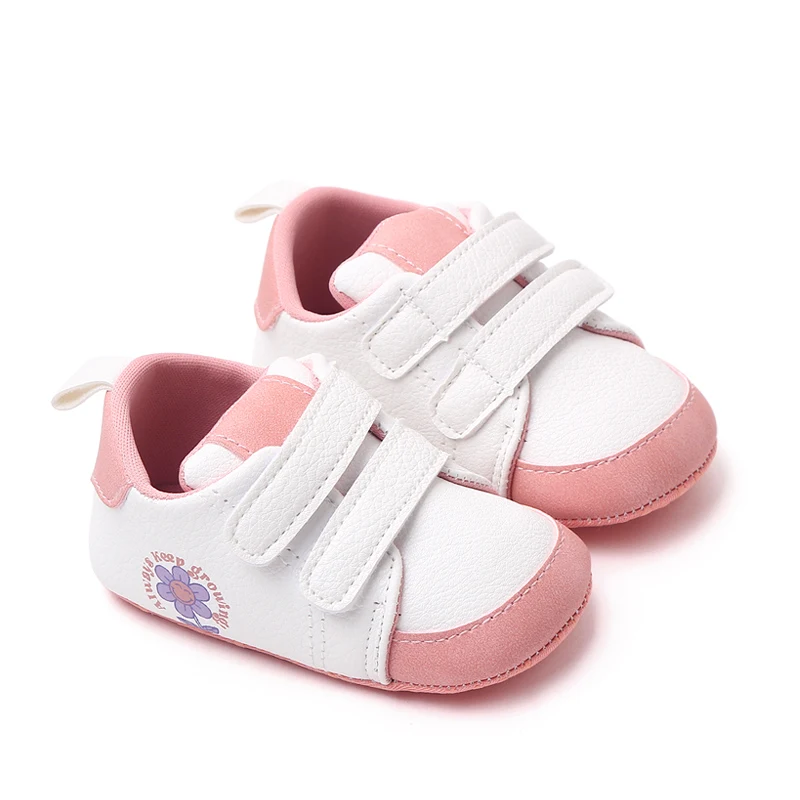 Spring and Autumn Matching Flowers Soft Soled Baby Casual Shoes for Boys and Girls manufacture
