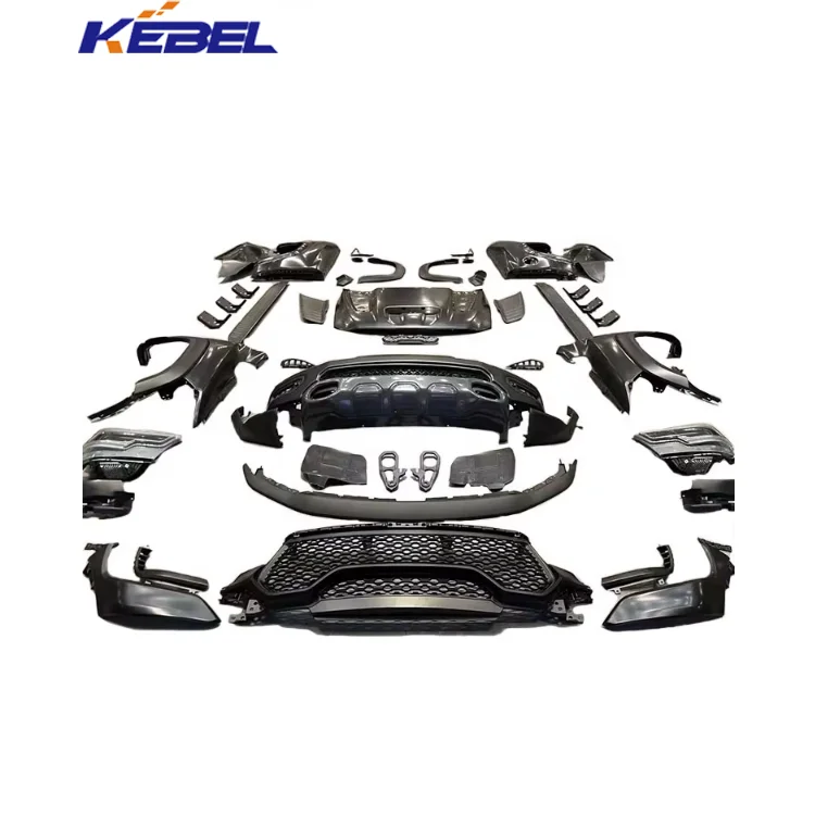 New Arrival Car Bumper Front Grills Headlight Fog Lamp Hood Fender Inner Front Bumper Kit for Dodge RAM 1500 TRX 2021 Pickup supplier