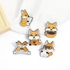 2021 New Coming Ready To Ship Fast Shipping Soft Enamel Lapel Fox Animal Pins Badges