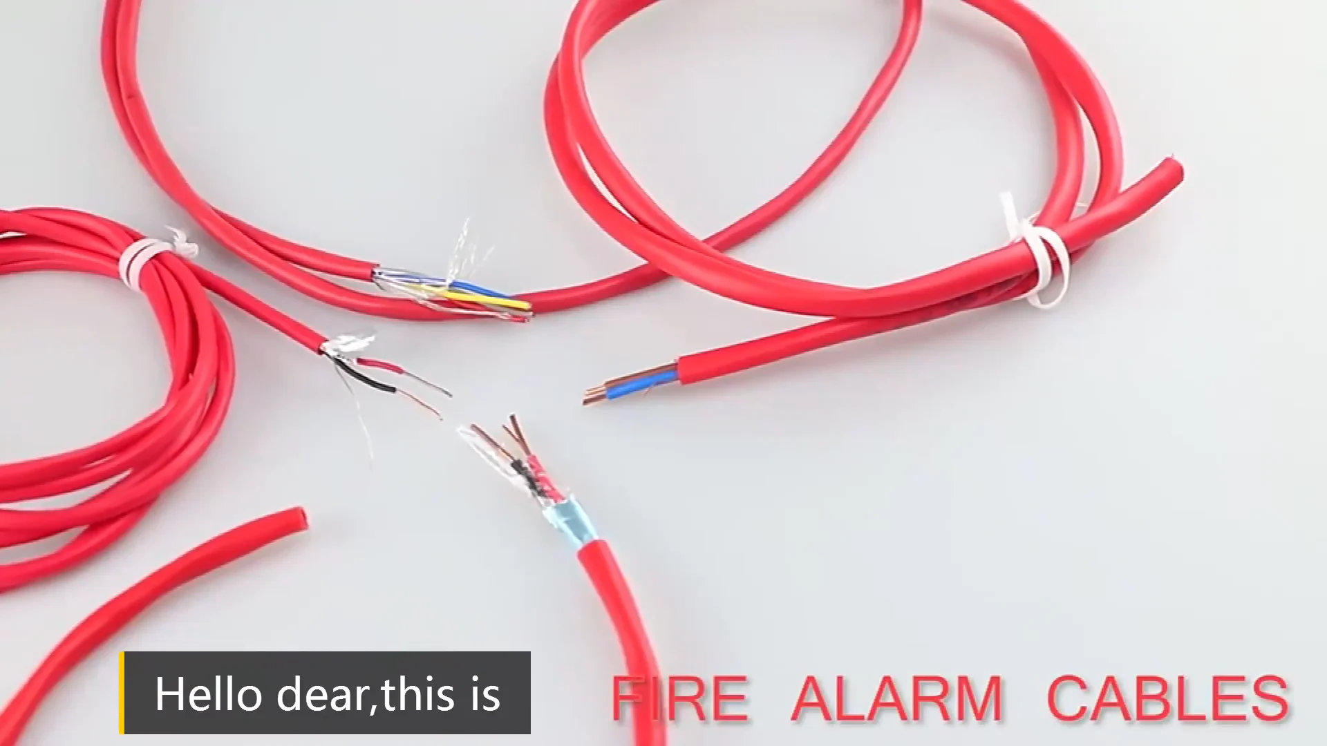 Cam Bo Shielded Fire Alarm Cable Copper Cca Awg Awg With Red Lszh