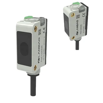 IP67 24V 12V CE NPN NO+NC 30m Plastic square laser Photoelectric Sensors