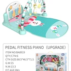 Activity Educational Pedal Infants Rack Fitness Activity Kick Music Baby Gym Mat