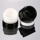 Container Plastic 5g 10g 15g 30g 50g White Free Samples Polish Container Wholesale Black Plastic Glue Nail Jar