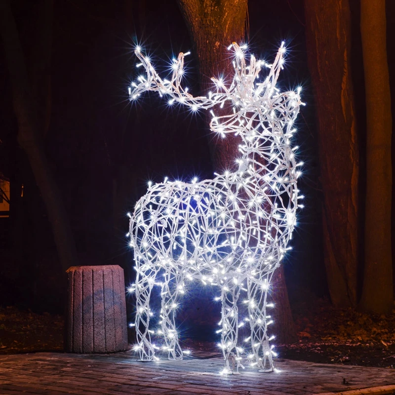 light up moving reindeer