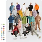 Hoody Hoodies Unise Fleece French Terry Cotton Hoody Sets Blank Plain Men Hoodies Sweatpants