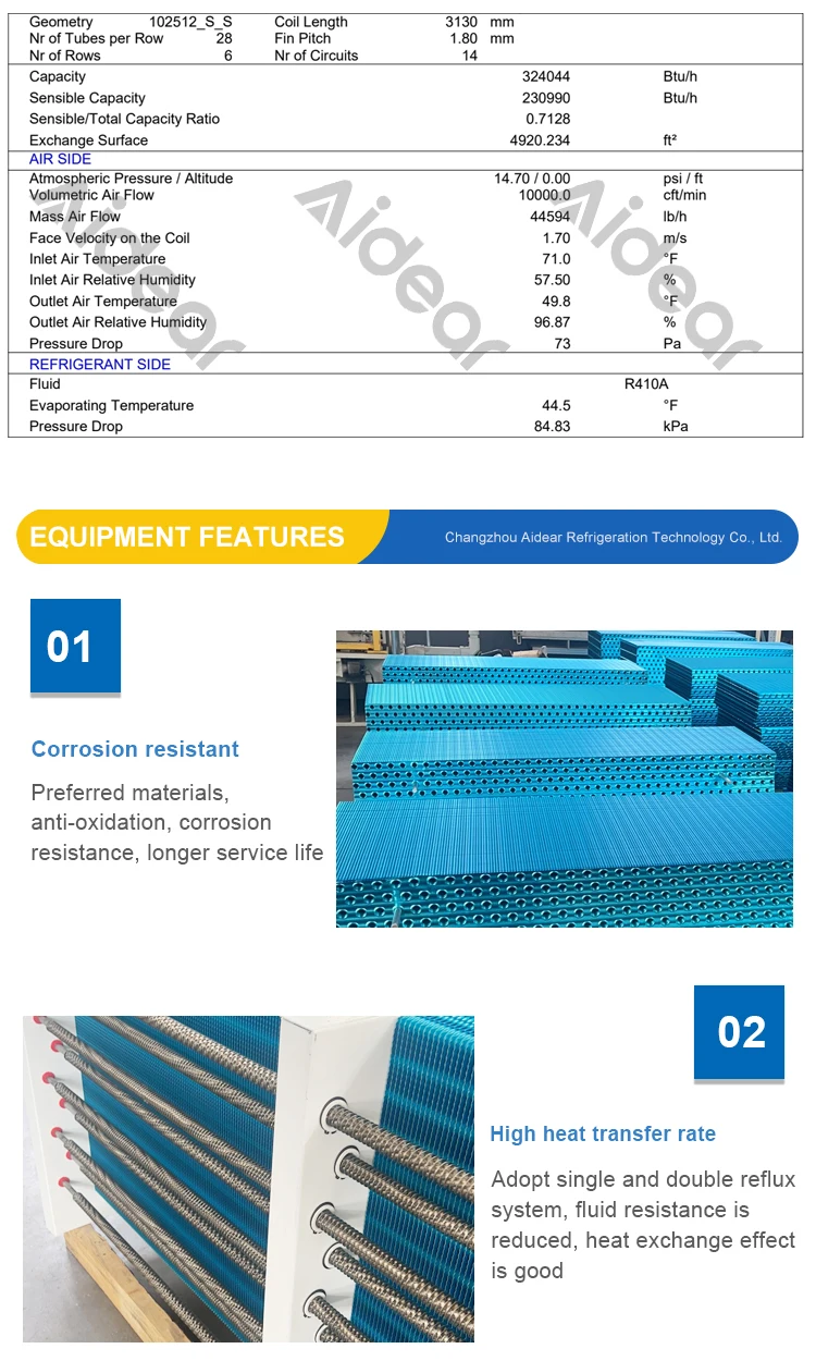 Fan Coil Unit, Copper, Aluminum, FCU - detail 8