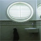 Window Door Door Shutter China Factory Best Price Window Shutter Door Louvers Round Plantation Shutters