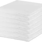Stain And Wrinkle Washable White Round Table Cloth For Wedding Party