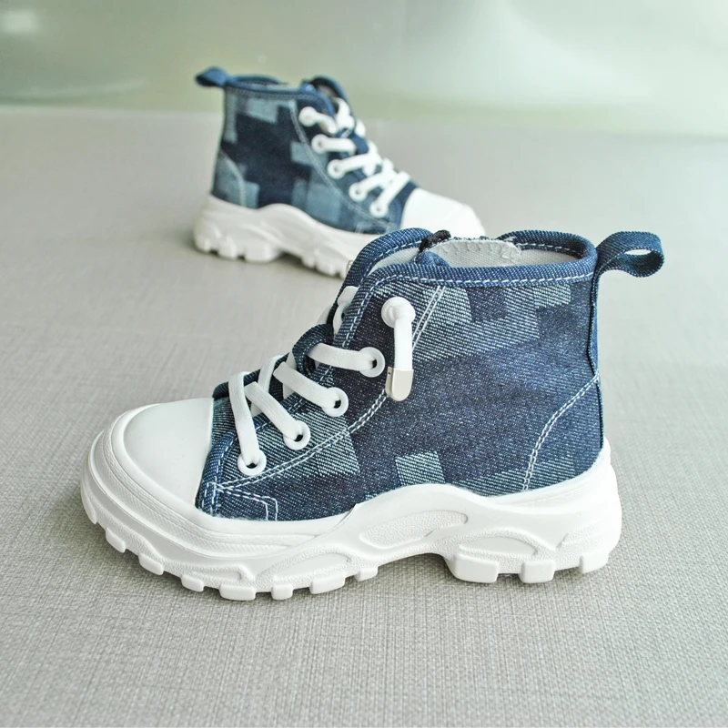 platform canvas boots