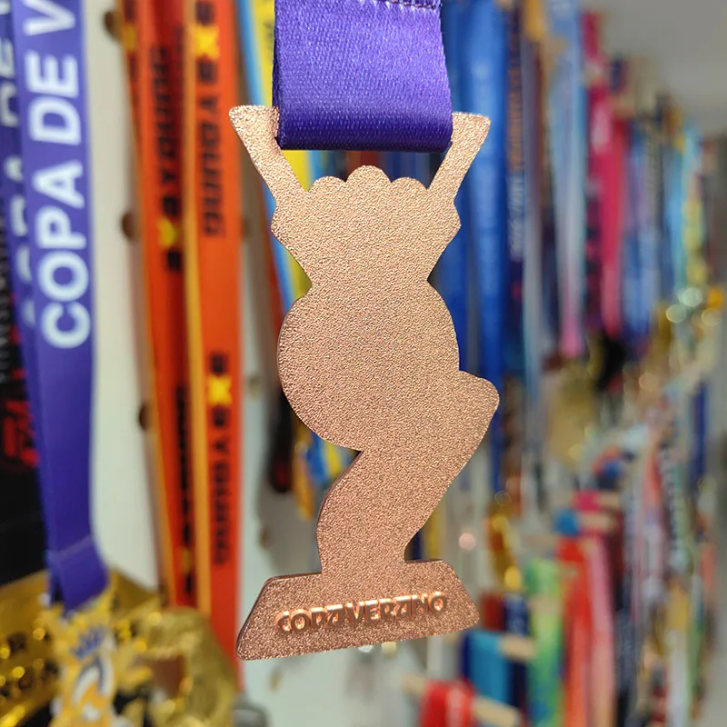 High Quality Custom 3D Volleyball Sports Metal Medals Personalized Commemorative Award Medal Zinc Alloy factory