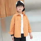 Boys 2021 New Style Spring Baby Boys Shirts Kid Long Sleeve Tops Kid Shirts Plain