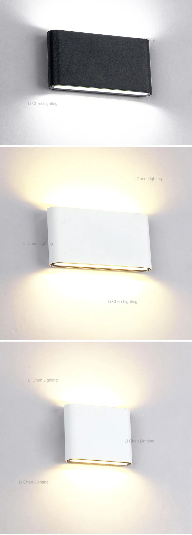 bd13 waterproof outdoor wall lamp light 6w 12w led source up and down lighting modern porch garden light -1