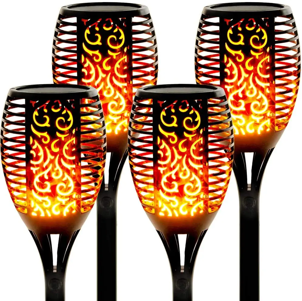 solar tiki lantern