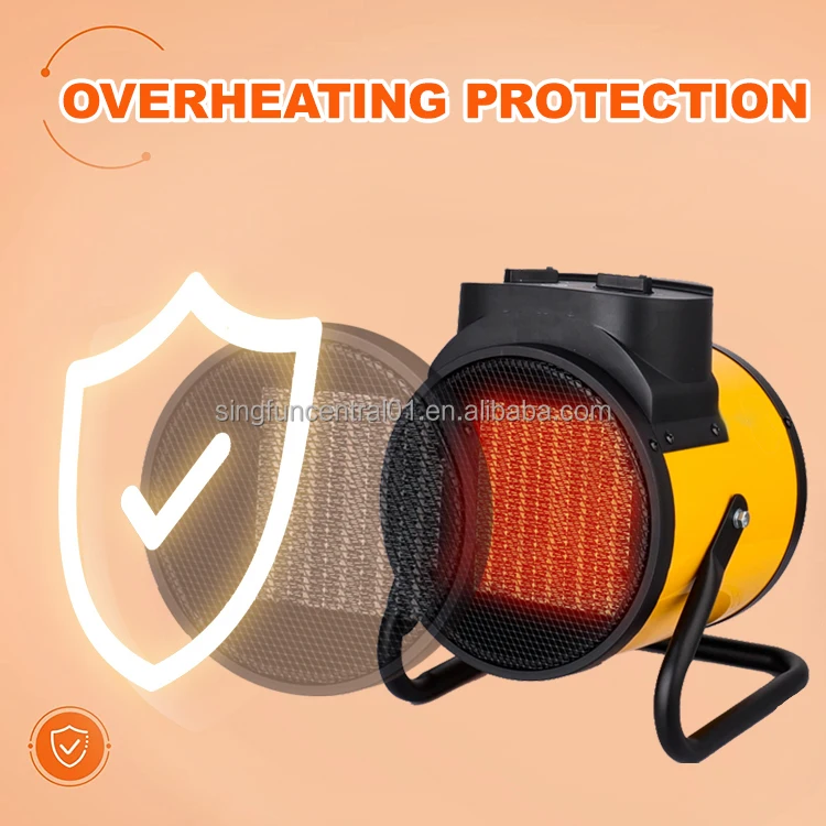 Industrial Ptc Ceramic Heater, Portable, 220 V, 210m³ - detail 16