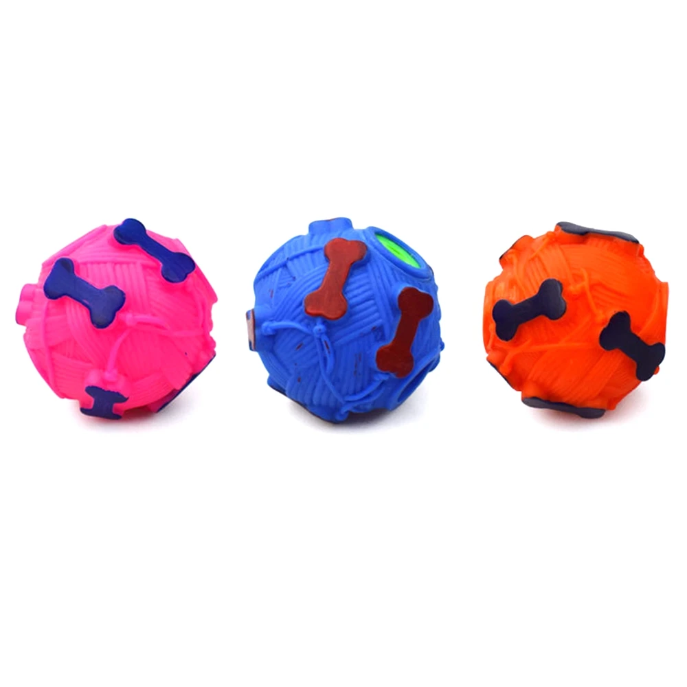 solve the bad habit with Vinyl Leaky food ball in 4 colours