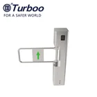Gate Control Turnstile Manufacturer Saving Space Swing Barrier Gate For Supermarket Access Control System
