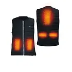 Best Vest Heated Vest 2020 Best Ween Charm Mens 5v 7.4v Battery Electric Usb Adjustable Carbon Heated Vest