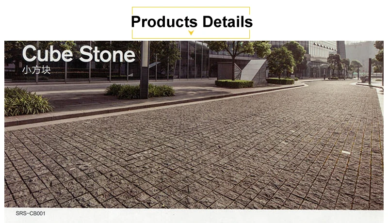 Landscape Outdoor Natural Square Grey Granite Paving Stone Patio Flooring Tiles