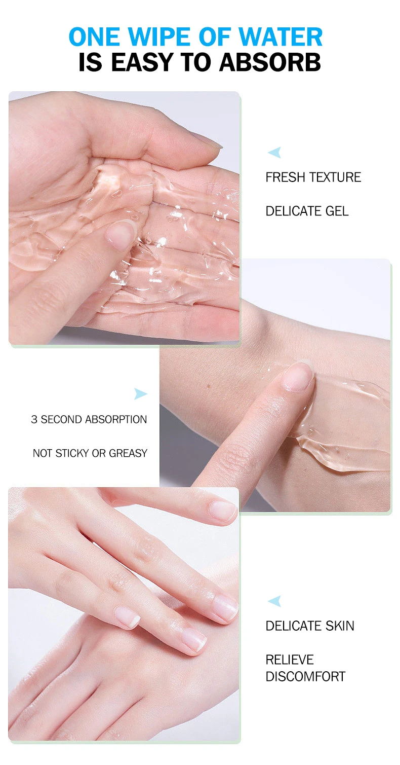 100% Natural Rose Body Oil Gel for Skin Glow Moisturizing Organic Fragrance Body Gel Oil Skin Brightening Products