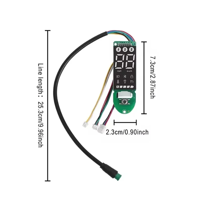 product new image in stock electric scooter spare parts pcb use mi home app display for xiaomi mi4 dashboard display escooter parts-5