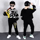 Boy Boy Spring And Autumn Suit New Korean Hip-hop Sportswear Hoodie Casual Two-piece Performance Clothing