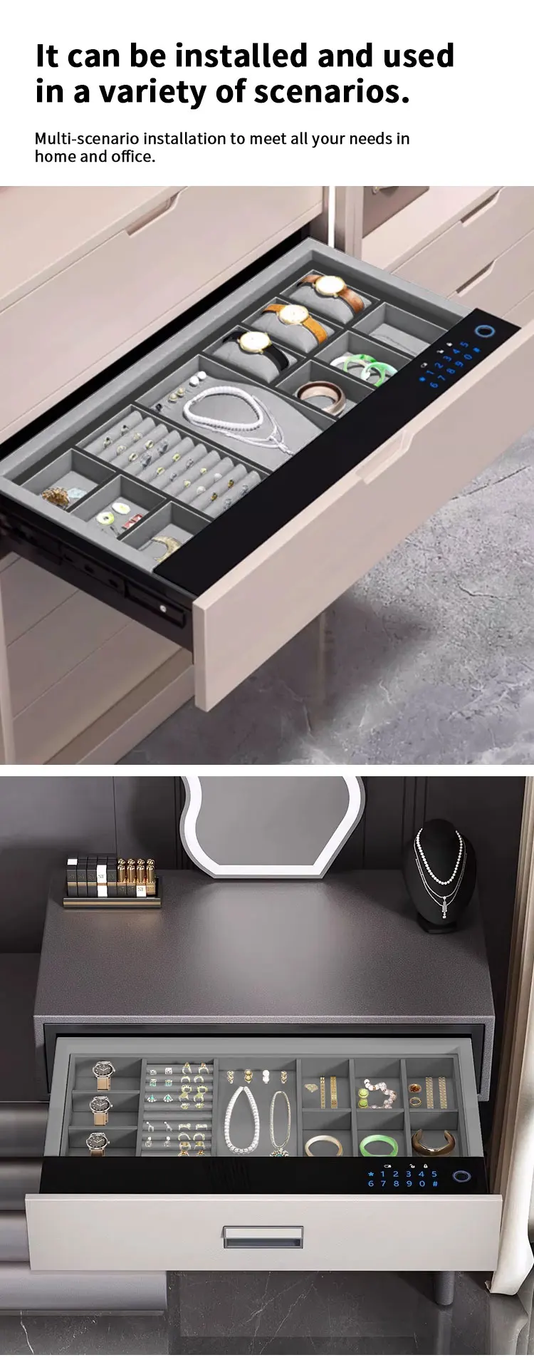 product ceqsafe smart american high security electronic digital code lock drawer hidden safe box-21