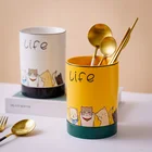 Kitchen Holder Kitchenkitchen New Design Glazed Kitchen Cheap Ceramic Cutlery Flatware Holder
