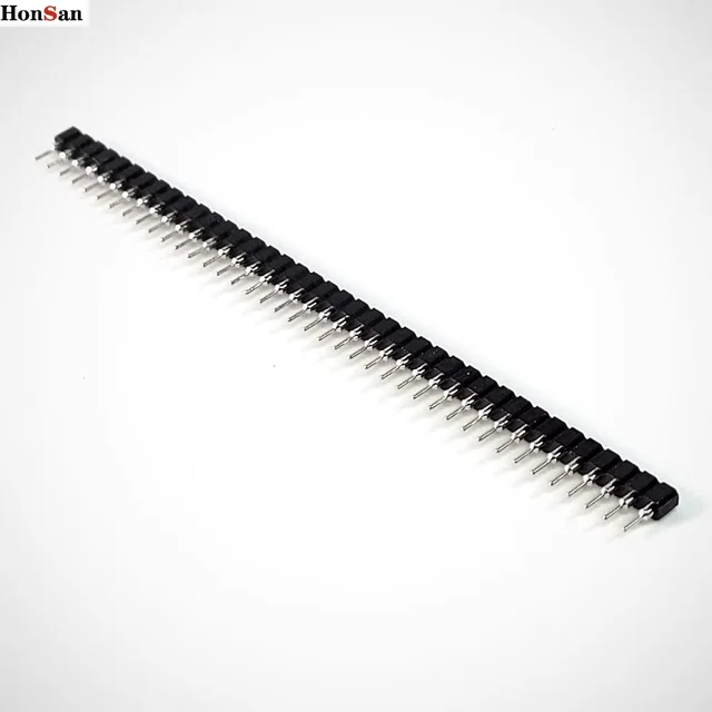 Standard 0.1"/2.54mm spacing Single Row 40Pin 2.54mm Round Female SIP Socket Pin Header