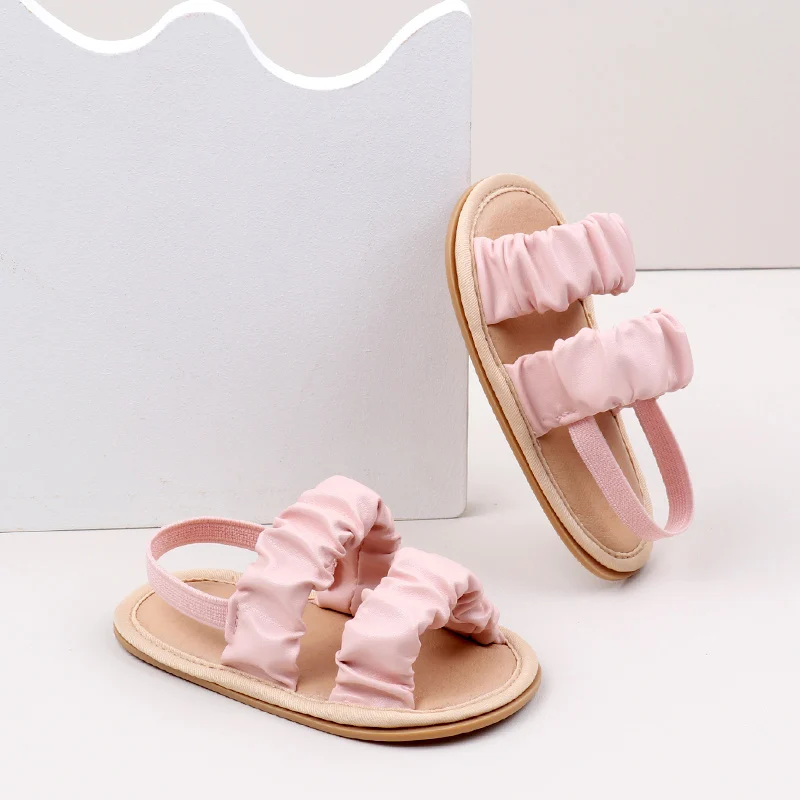 High Quality Anti-slip Baby Girl Sandals Summer Toddler Girl Shoes manufacture