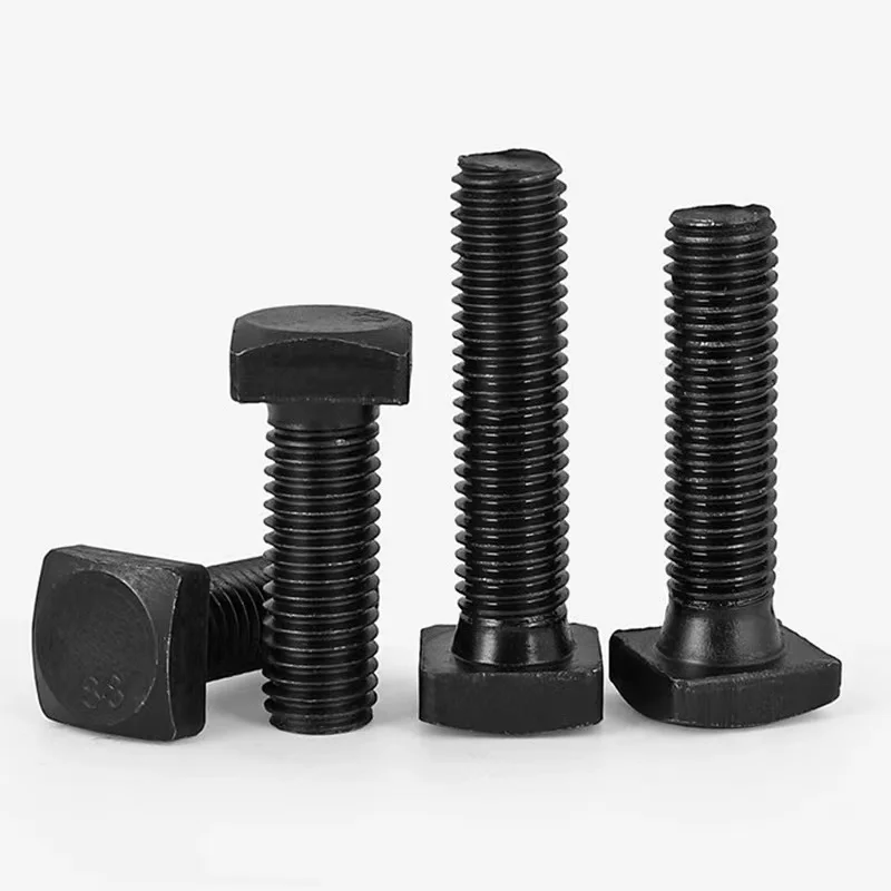 ASTM Black Full Thread Square Head Machine Bolt factory