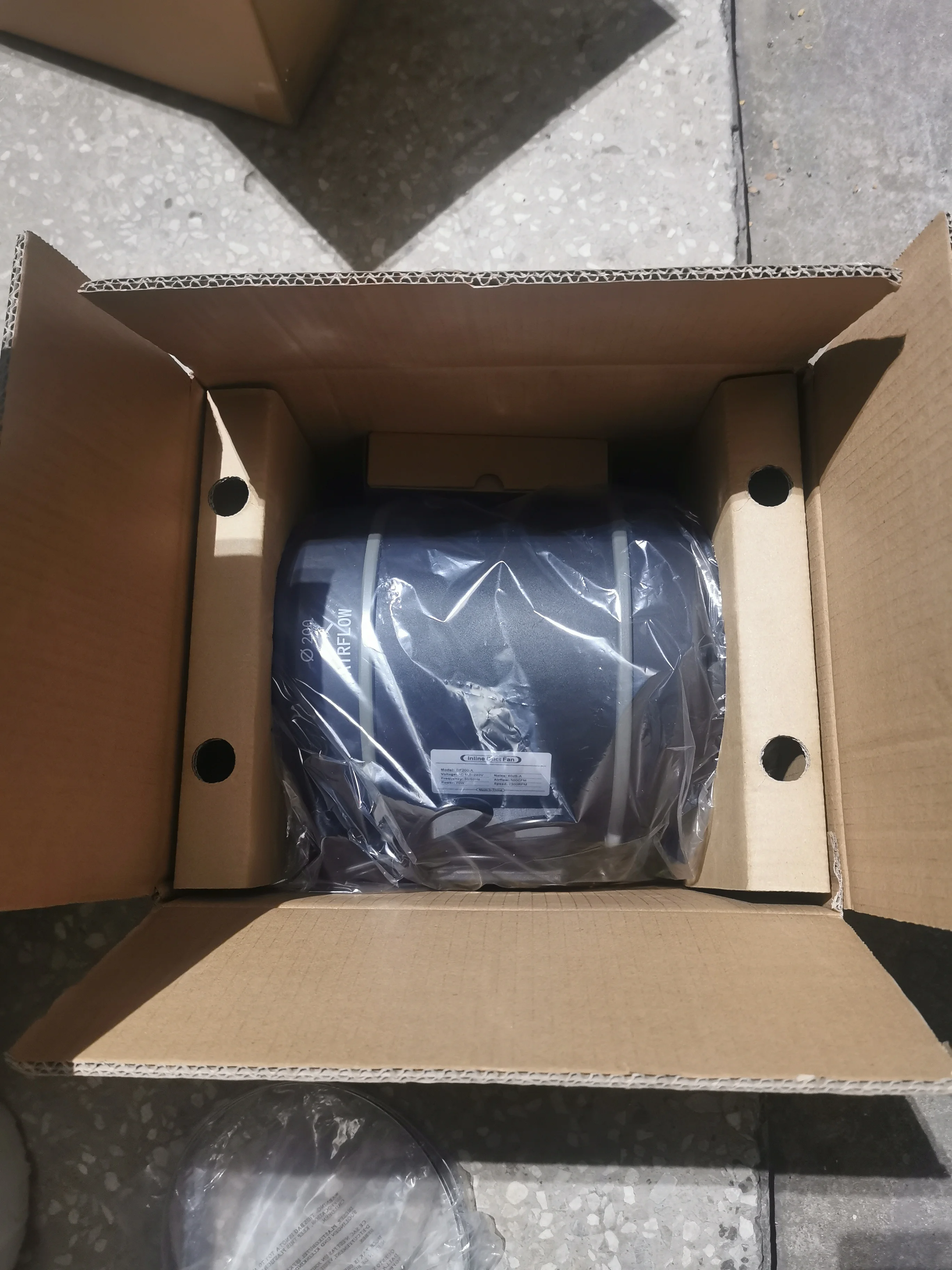 Ball Plastic Duct Fan, AC 100V~240V, Electric - detail 20