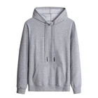 Wholesale Solid Color Pullover Hoodies Unisex Cotton Sweatshirts