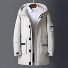Winter Jacket Ready Goods Men's Winter Padded Jacket Thick Warm Windproof Parka Hooded Winter Outwear Coat