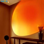Lamp Led Led Drop Shipping Rainbow RGB Sunset Projection Floor Lamp Room Led Night Light Projector Light Lamp