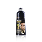 Gray 3 Mins Black Hair Color Shampoo Hair Cover Gray White With Gel Foam