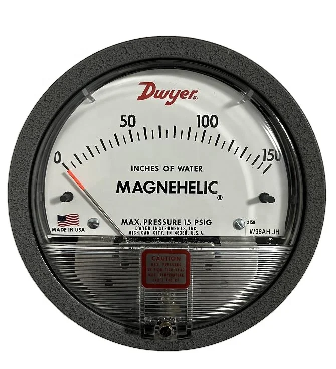 Dwyer Magnehelic Differential Pressure Gauge Inches Of Water