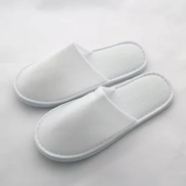 cheap white  Disposable hotel  Spa Slippers
