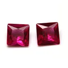Keliji Wholesale Multi Sizes Square #5 Synthetic Ruby For Jewelry Making